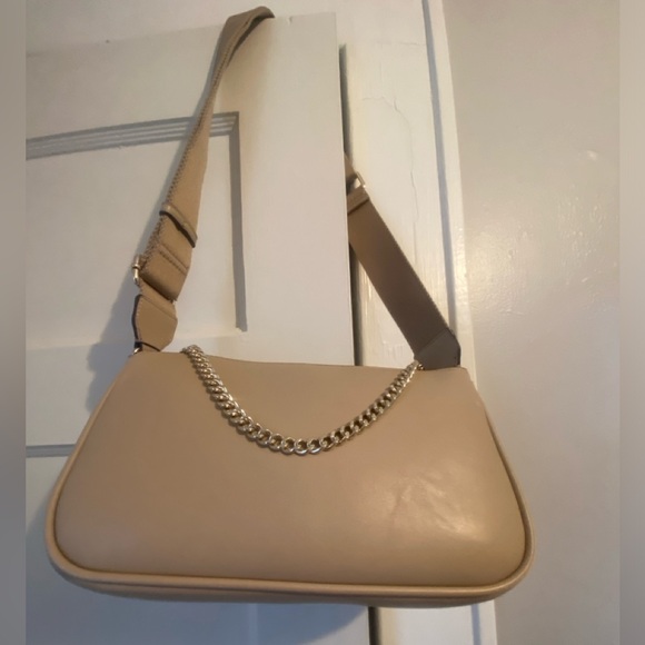 2 DKNY Bags LAINE Demi Nude Crossbody Bag And Wristlet Designer Set Duo NEW $178 - Picture 3 of 12